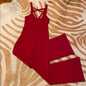 Abbeline red jumpsuit